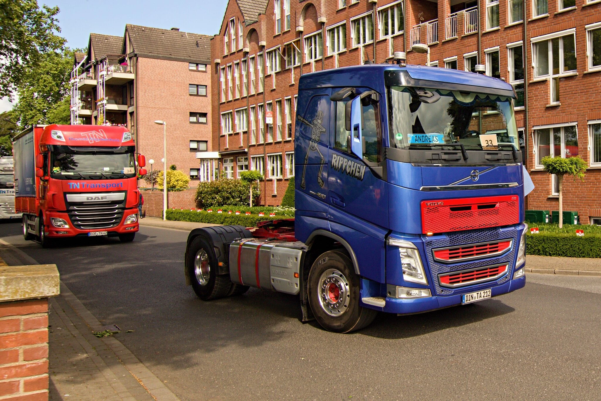 LKW auf dem Eventgelände im Wunderland Kalkar 2025
